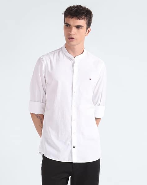 slim fit dress slacks Tommy Hilfiger Men's New England Cotton Oxford