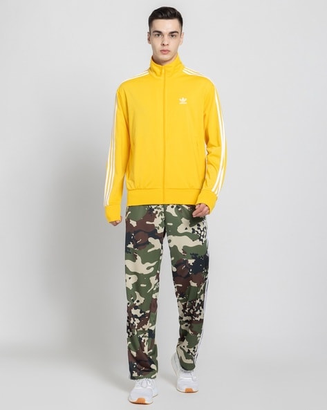 Adidas yellow track top hotsell