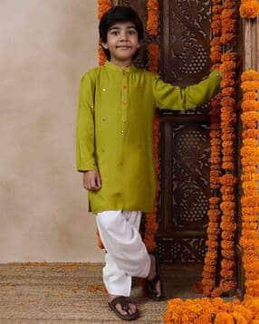 pspeaches Boys Embellished Kurta & Pyjamas Set-picture-16
