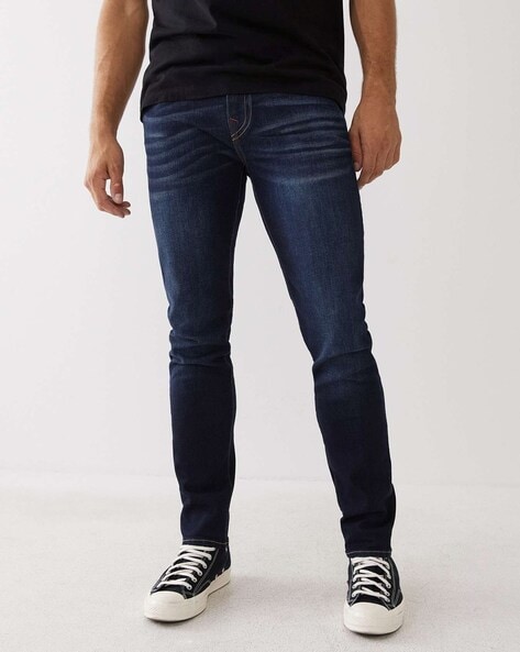 Best True Religion Slim Fit Navy Blue Jeans