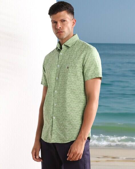 Men Printed Slim Fit Shirt
