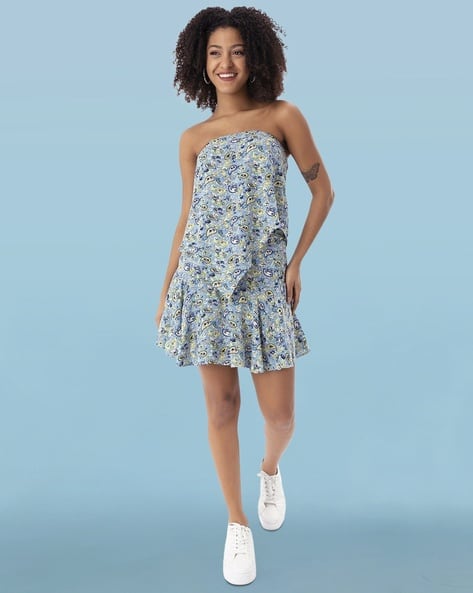 SAM Paisley Print Flared Skirt