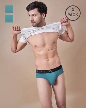 masch sports Men Pack of 3 Briefs with Logo Waistband-picture-22