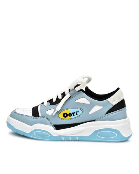 Round-Toe Lace-Up Training Shoes