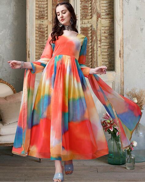 Buy Multicolor Dresses Gowns for Women by KEDAR FAB Online Ajio