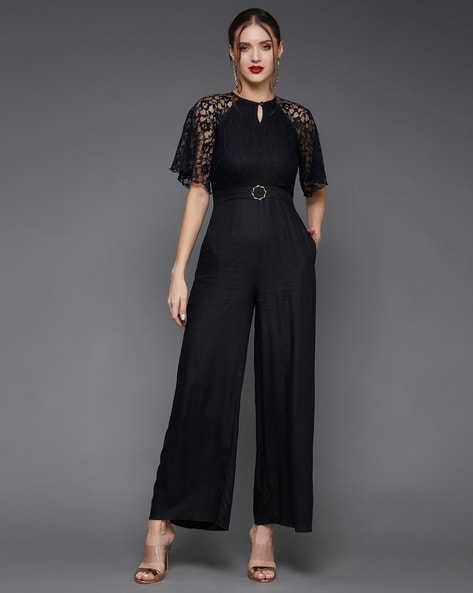 Miss Chase Women Lace Jumpsuit