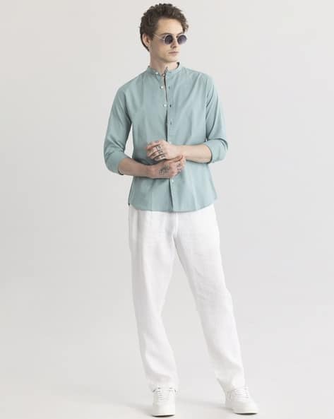 Buy Teal Shirts for Men by Snitch Online | Ajio.com