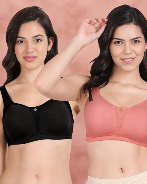 Women Pack of Non-Padded Non-Wired Full Coverage Bra