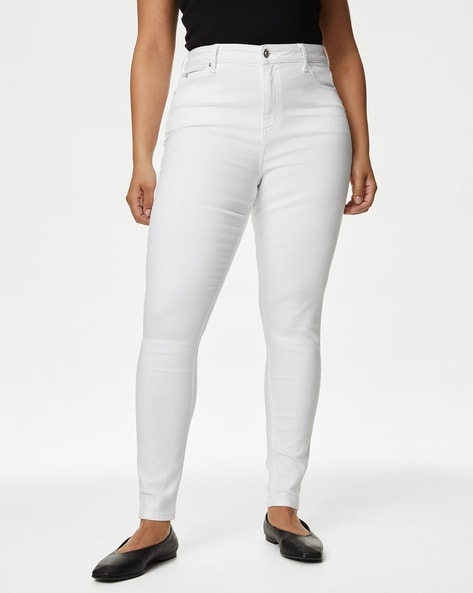 Buy White Jeans Jeggings for Women by Marks Spencer Online Ajio