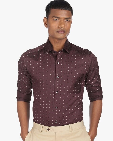 Buy Brown Shirts for Men by ARROW Online Ajio