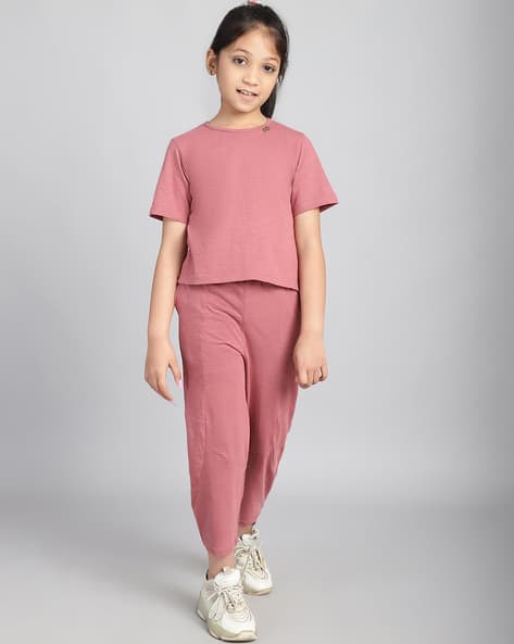 Buy Pink Sets for Girls by Baawri Online | Ajio.com