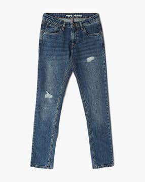 pepe jeans Boys Cashed Mid-Wash Slim Fit Jeans-picture-20