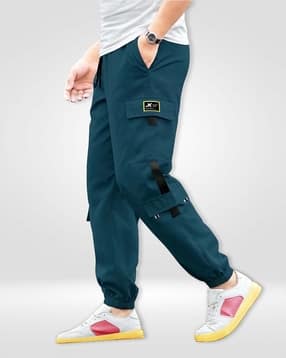 jump cuts Track Pants with Elasticated Waistband-picture-49