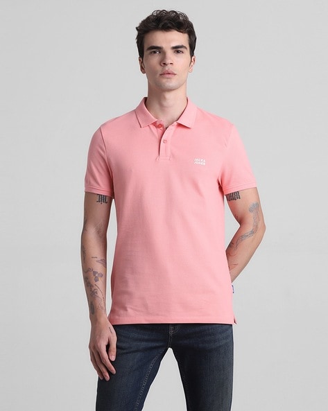 Men Slim Fit Polo T-Shirt