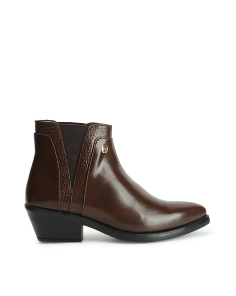 Elle Women Ankle-Length Slip-On Boots