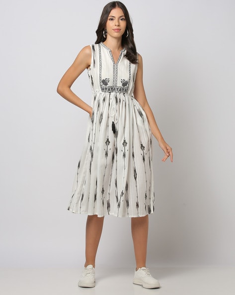 Women Printed A-Line Dress