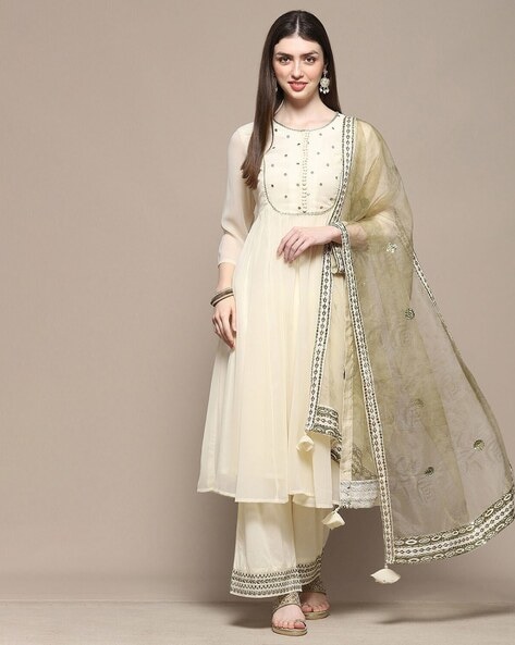 Biba off white kurta hotsell