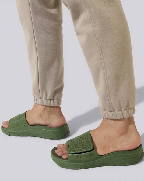 Buy Olive Flip Flop \u0026 Slippers for Men by Neemans Online | Ajio.com