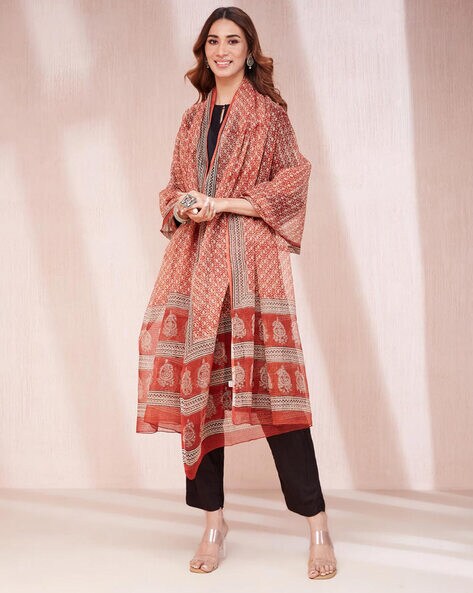 Women Paisley Print Cotton Silk Saree Price in India