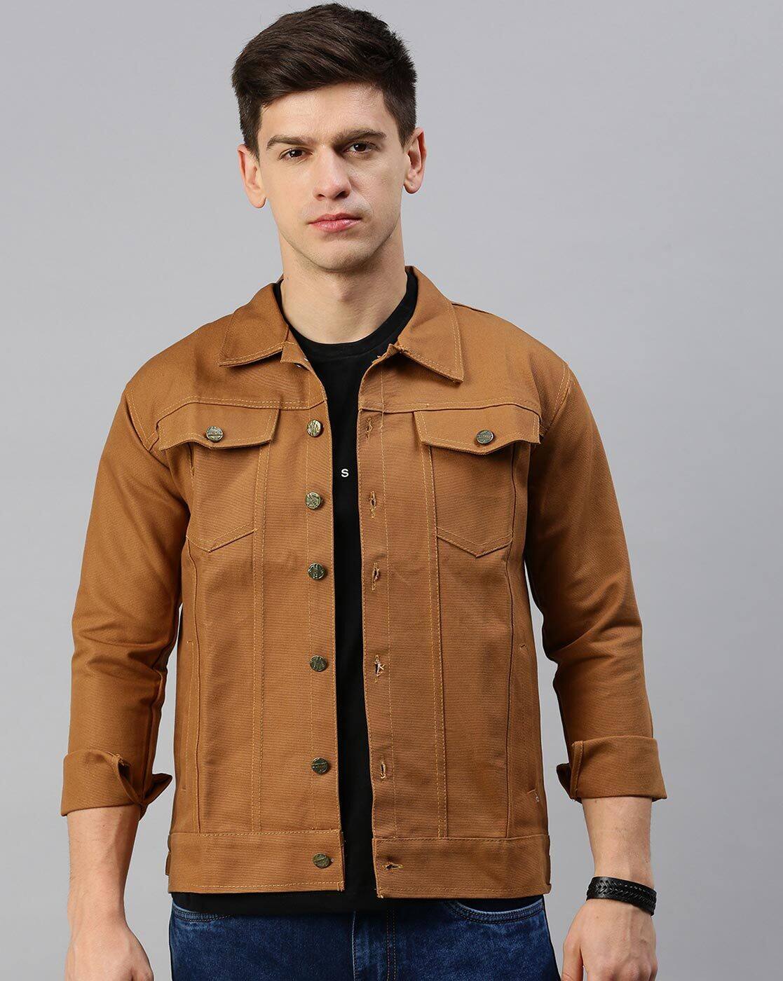 Buy Beige Jackets & Coats for Men by VOXATI Online | Ajio.com