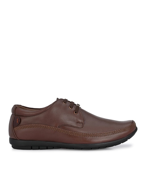 Egoss Men Round-Toe Lace-Up Shoes