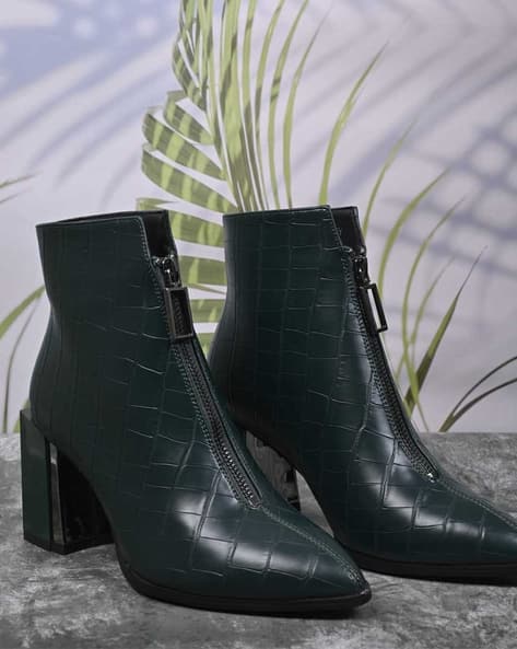 Buy Green Boots for Women by RONNIE GREY Online