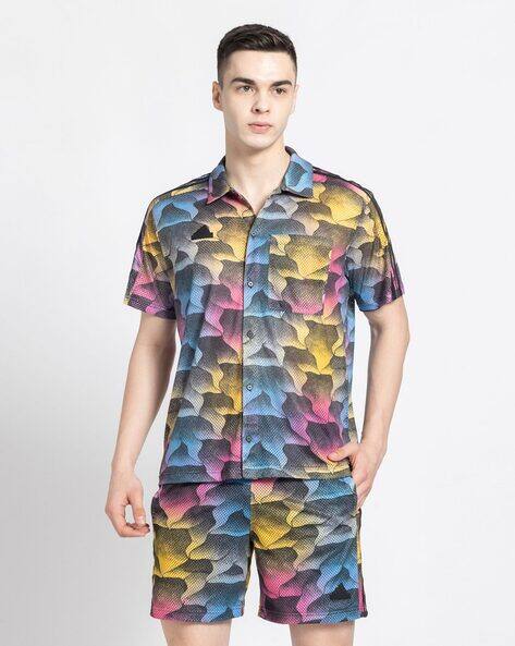 ADIDAS Men Tiro Aop Sports Shirt