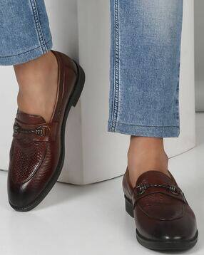 teakwood leathers Men Low-Top Slip-On Loafers-picture-13