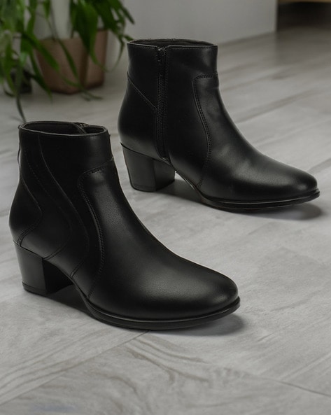 Elle Women Ankle-Length Slip-On Boots