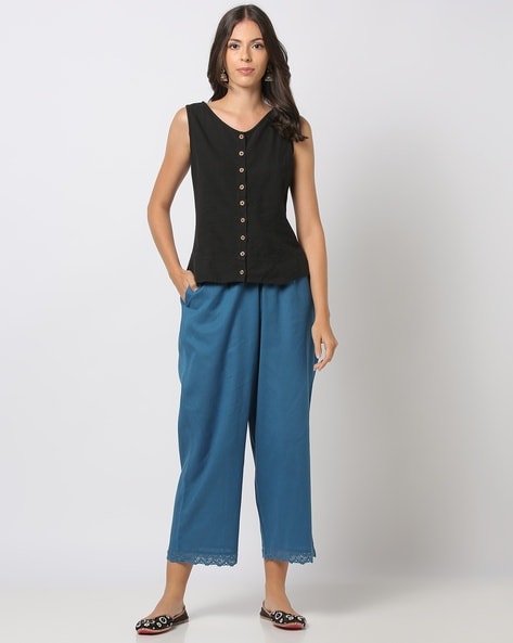 Women Palazzos with Slip Pockets