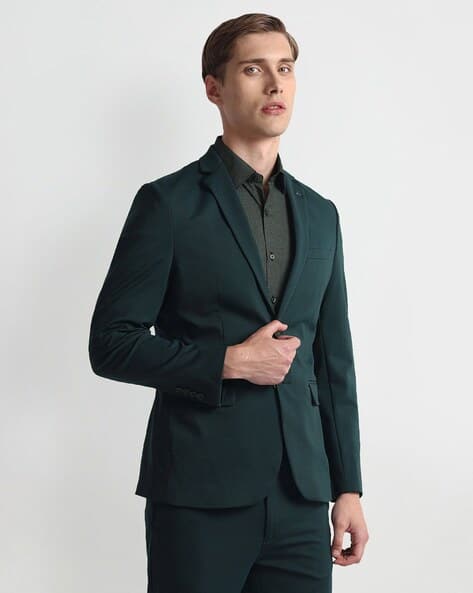 Men Zero Calorie Slim Fit 2-Piece Suit Set