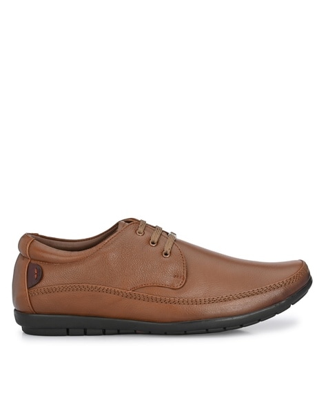 Egoss Men Round-Toe Lace-Up Shoes