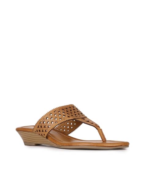 Buy Tan Flat Sandals for Women by Bata Online