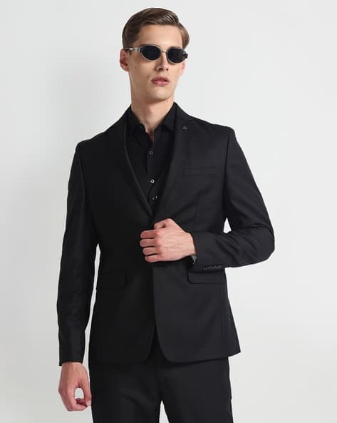ARROW Men Checked 1851 Regular Fit 3-Piece Suit Set