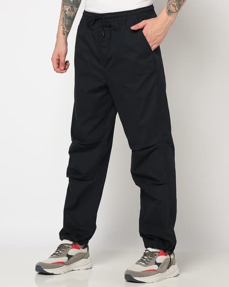 Buy YOUSTA Men Relaxed Fit Parachute Pants Online | Ajio.com
