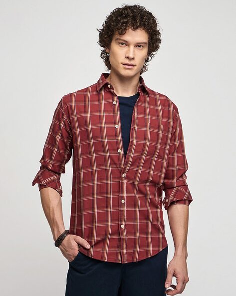 Buy Red Shirts for Men by RED FLAME Online Ajio