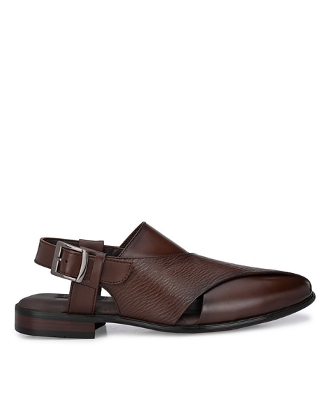 Egoss Men Slip-On Round-Toe Sandals