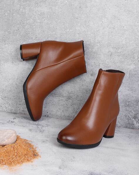 Elle Women Ankle-Length Slip-On Boots