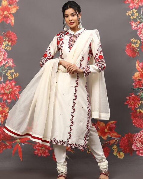 Biba white salwar suit hotsell