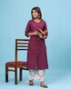 Buy Maroon Kurta Suit Sets for Women by Dizon Online | Ajio.com