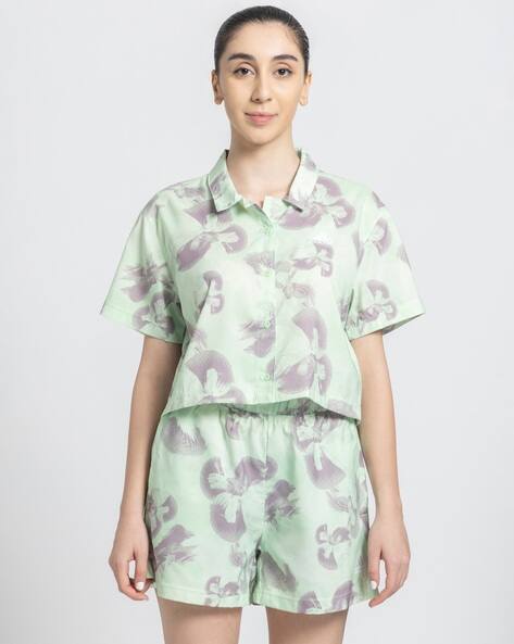 ADIDAS Women All-Over Print Sports Shirt