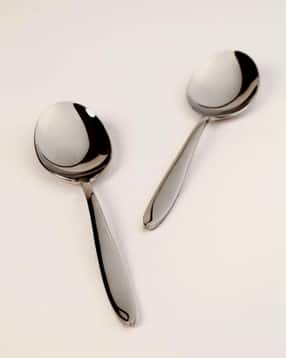 blackcarrot Set of 2 Stainless Steel Serving Spoons-picture-41