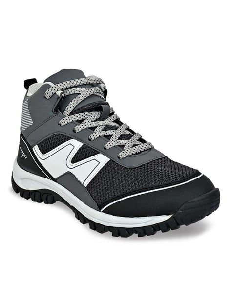 Allen Cooper Men High-Top Lace-Up Running Shoes