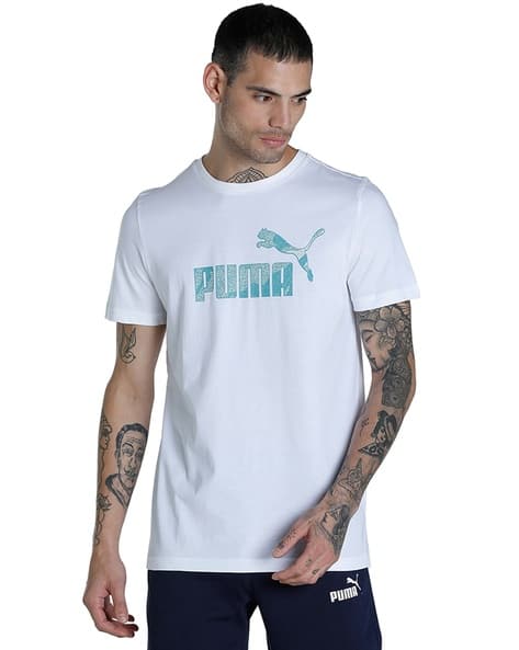 Buy White Tshirts for Men by Puma Online | Ajio.com