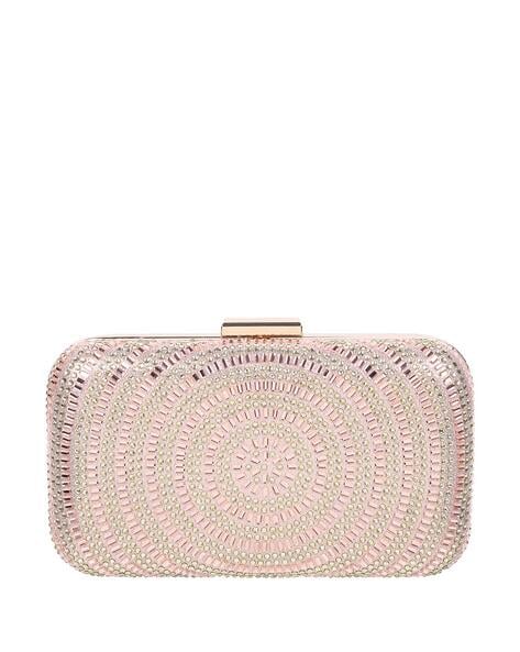 Buy Rose Gold Clutches Wristlets for Women by Metro Online Ajio