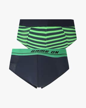 yousta Men Pack of 2 Briefs with Contrast Waistband-picture-29