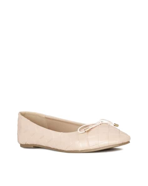 Bata Women Square-Toe Slip-On Ballerinas