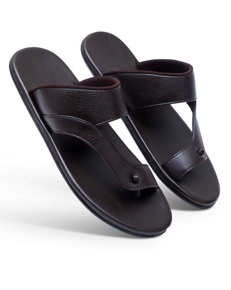 Men Toe-Ring Slip-On Flip-Flops