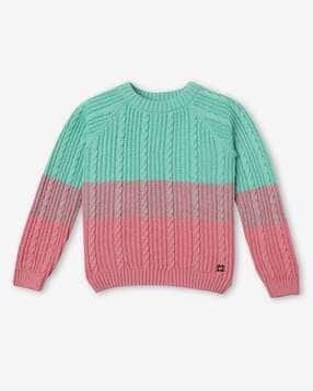 ed-a-mamma Girls Ombre-Dyed Full-Sleeve Sweater-picture-13