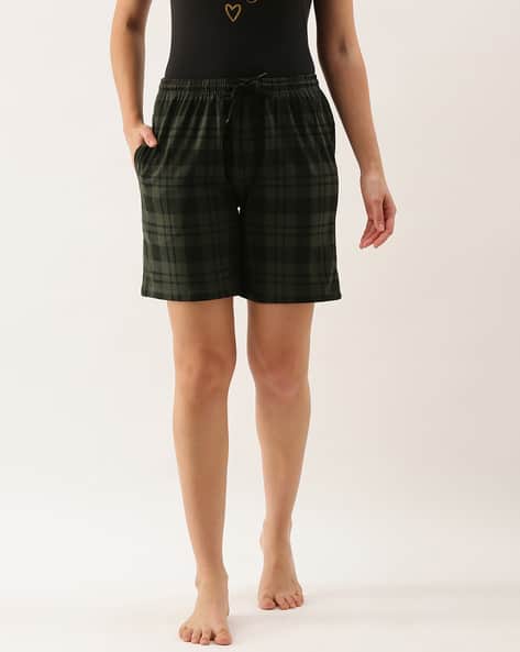 Buy Olive Pyjamas Shorts for Women by Kryptic Online